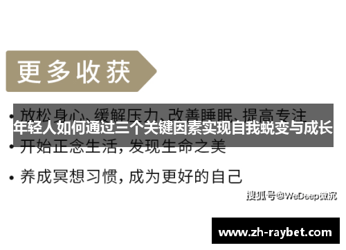 年轻人如何通过三个关键因素实现自我蜕变与成长