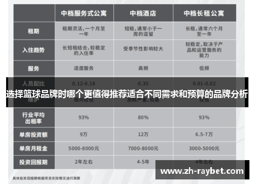 选择篮球品牌时哪个更值得推荐适合不同需求和预算的品牌分析