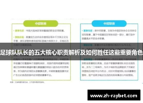 足球队队长的五大核心职责解析及如何胜任这些重要角色